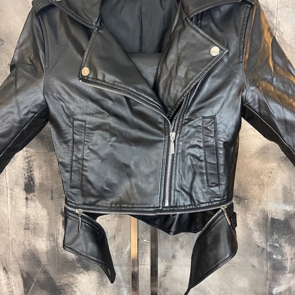 Two Feather Vegan Jacket, Cropped and Customizable - Picture 12 of 12